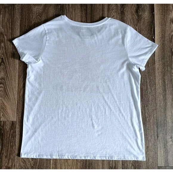Mario T-Shirt Women's Size Large Video Game Graphic White Short Sleeve - Picture 5 of 7